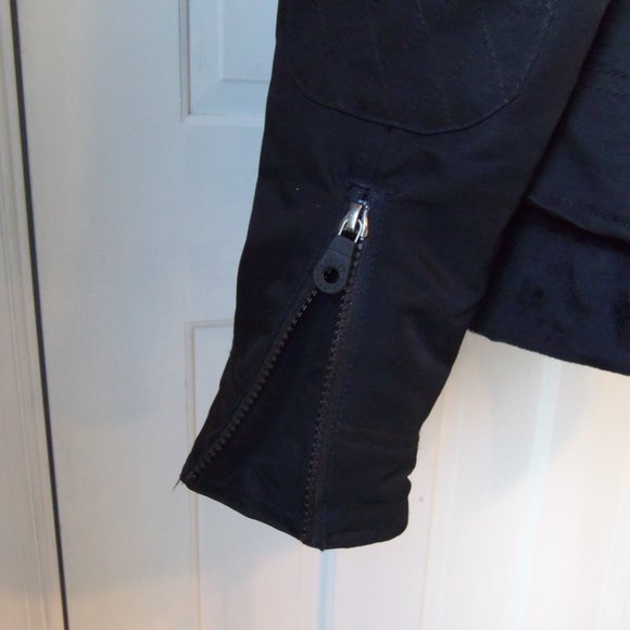 Harley Davidson Black Embellished Jacket sz S - Picture 10 of 16